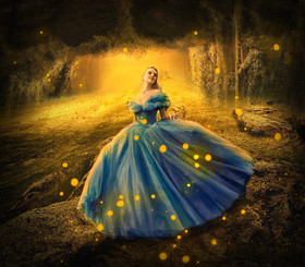forest fairy dress artwork